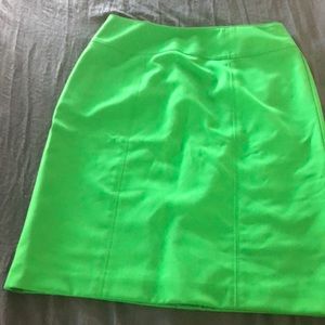Green skirt